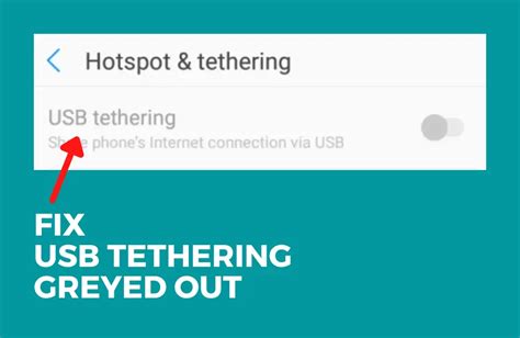 usb tethering greyed out|usb tethering disconnects automatically.